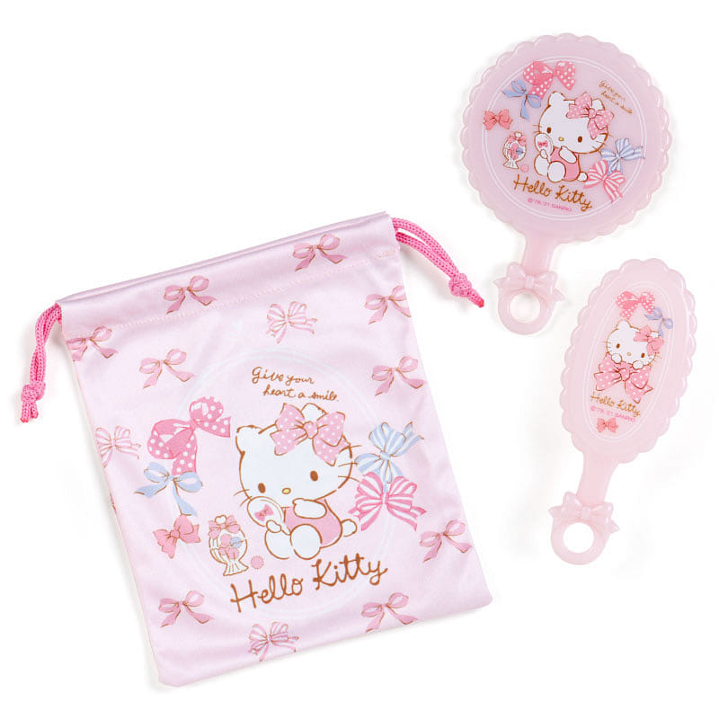 Sanrio Hello Kitty Mirror & Brush Set 1pc 1 count