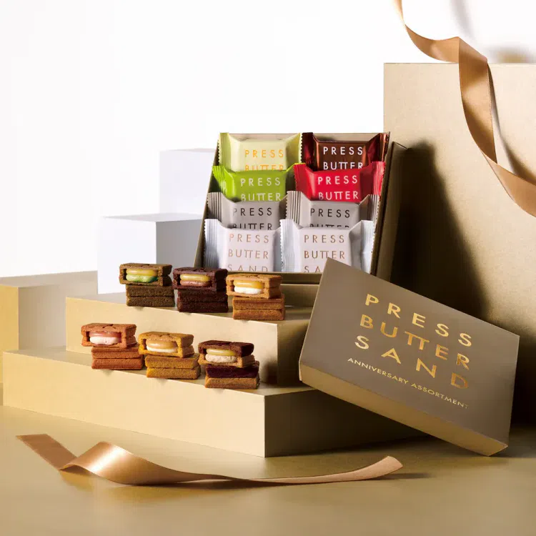 バターサンド PRESS BUTTER SAND アニバーサリーバターサンド8個入 - Weee!