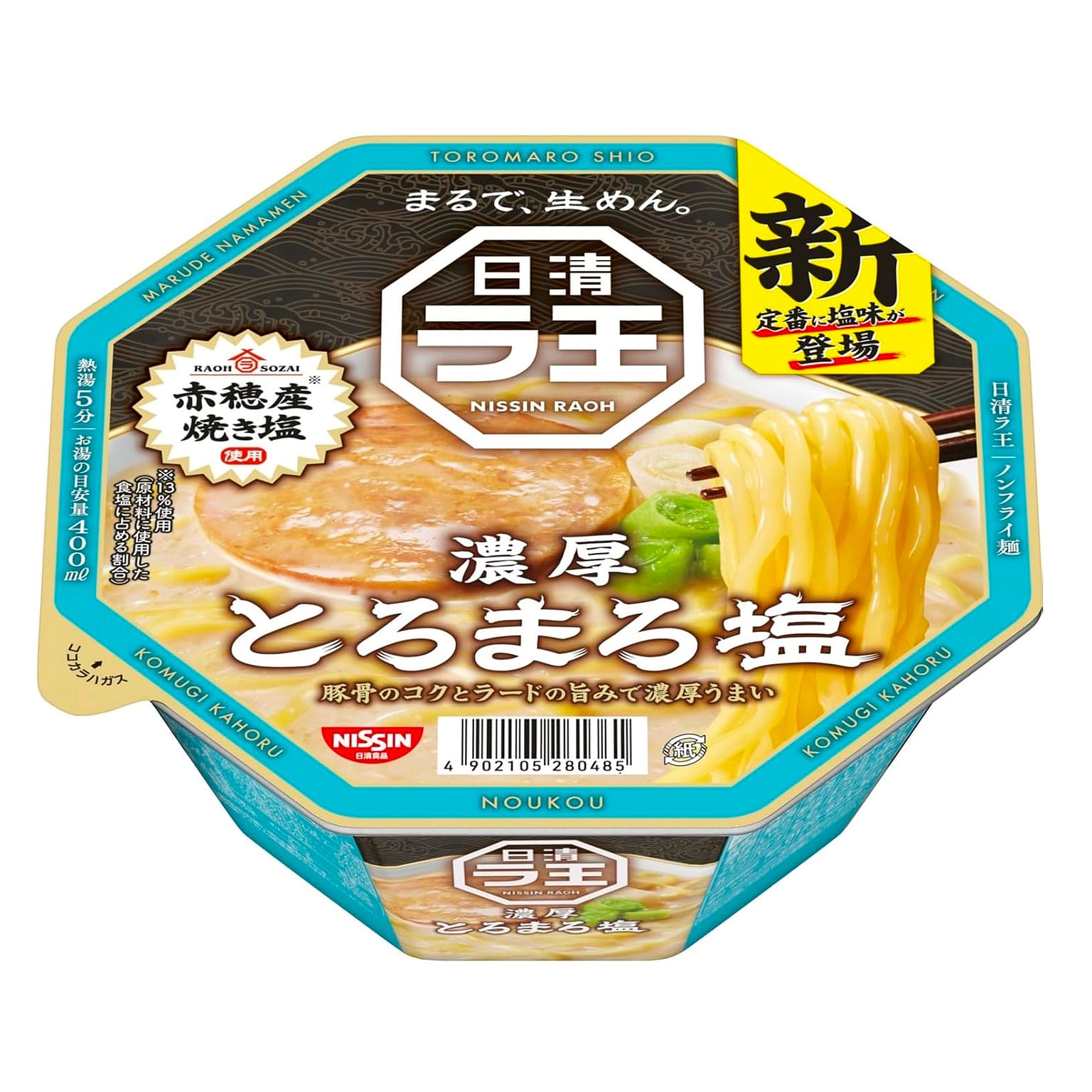 NISSIN RAOH 拉面 盐鸡肉猪肉 112g 1 份