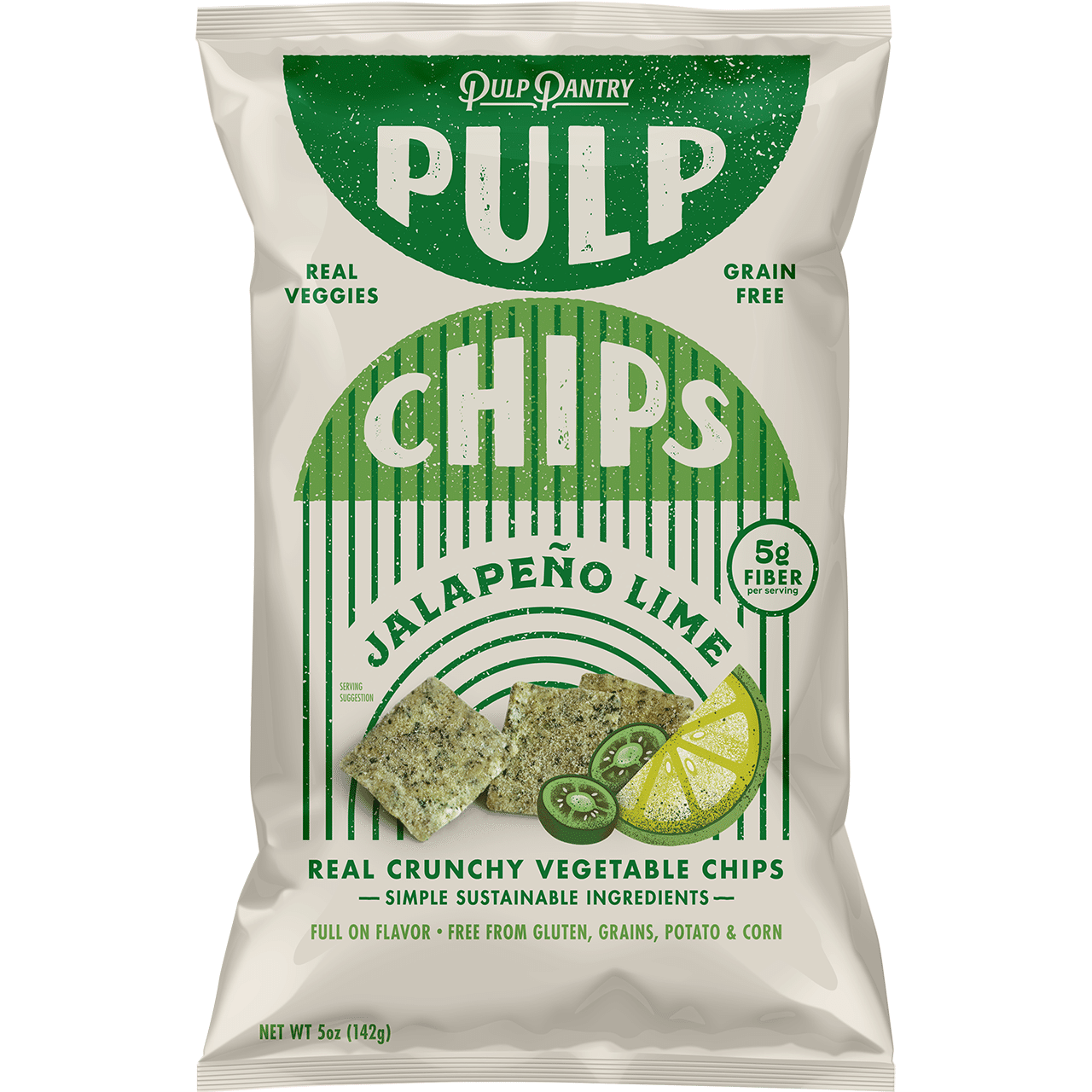 Jalapeño Lime Pulp Chips | 6-Pack (6, 5oz) 5 온스