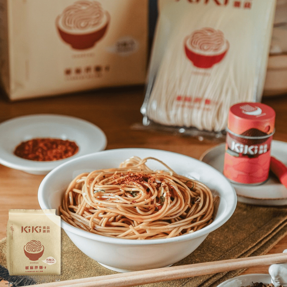 臺灣【KIKI食品雜貨】椒麻拌麪5包入 1 份