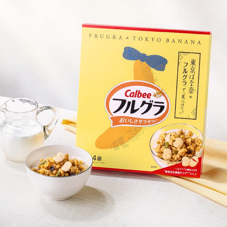 Tokyo Banana x Calbee Frugra Cereal - Banana 4pcs 1 each