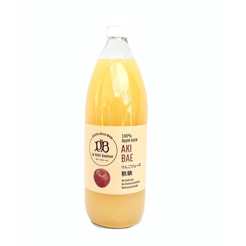 Akibae Apple Juice 1L - Kawakami Farm, Nagano 1000 밀리리터