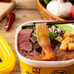 Authentic Nanjing Duck Blood Vermicelli Soup 177g * 1 box of original flavor ready to eat sweet potato vermicelli instant instant instant instant noodles for supper 177 g