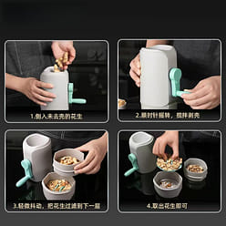 Hand-cranked peanut shelling tool Kitchen tool 1 count