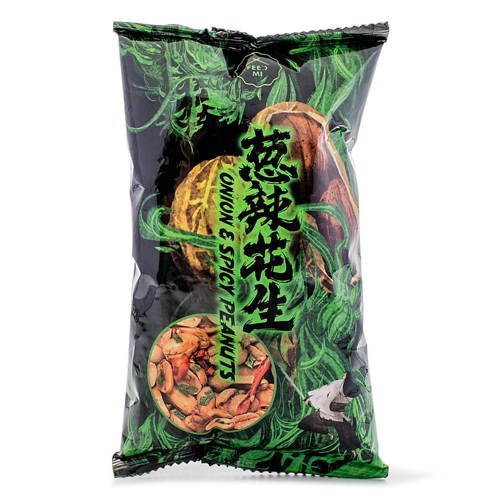 Feedmi 葱入辛口ピーナッツ 80 グラム*40 パック