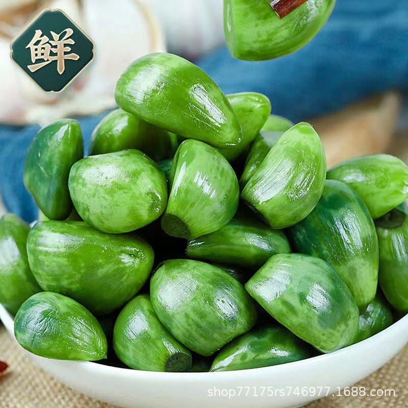 Shandong Authentic Laba Garlic Green Garlic Sugar Garlic Pickled and Soaked Garl 200 กรัม