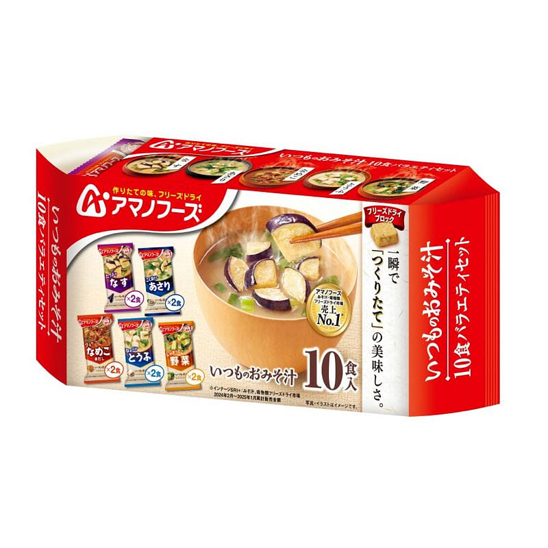 Amano Miso Soup 10-Meal Variety Set 88.4g 1 개입