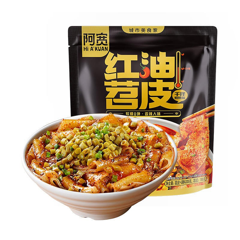阿宽 红油苕皮 方便红薯粉 210 克