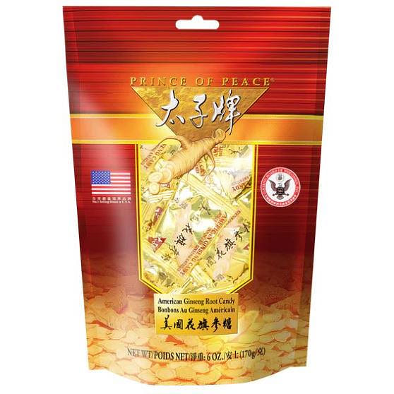 Prince of Peace American Ginseng Root Candy, 6oz 1 개
