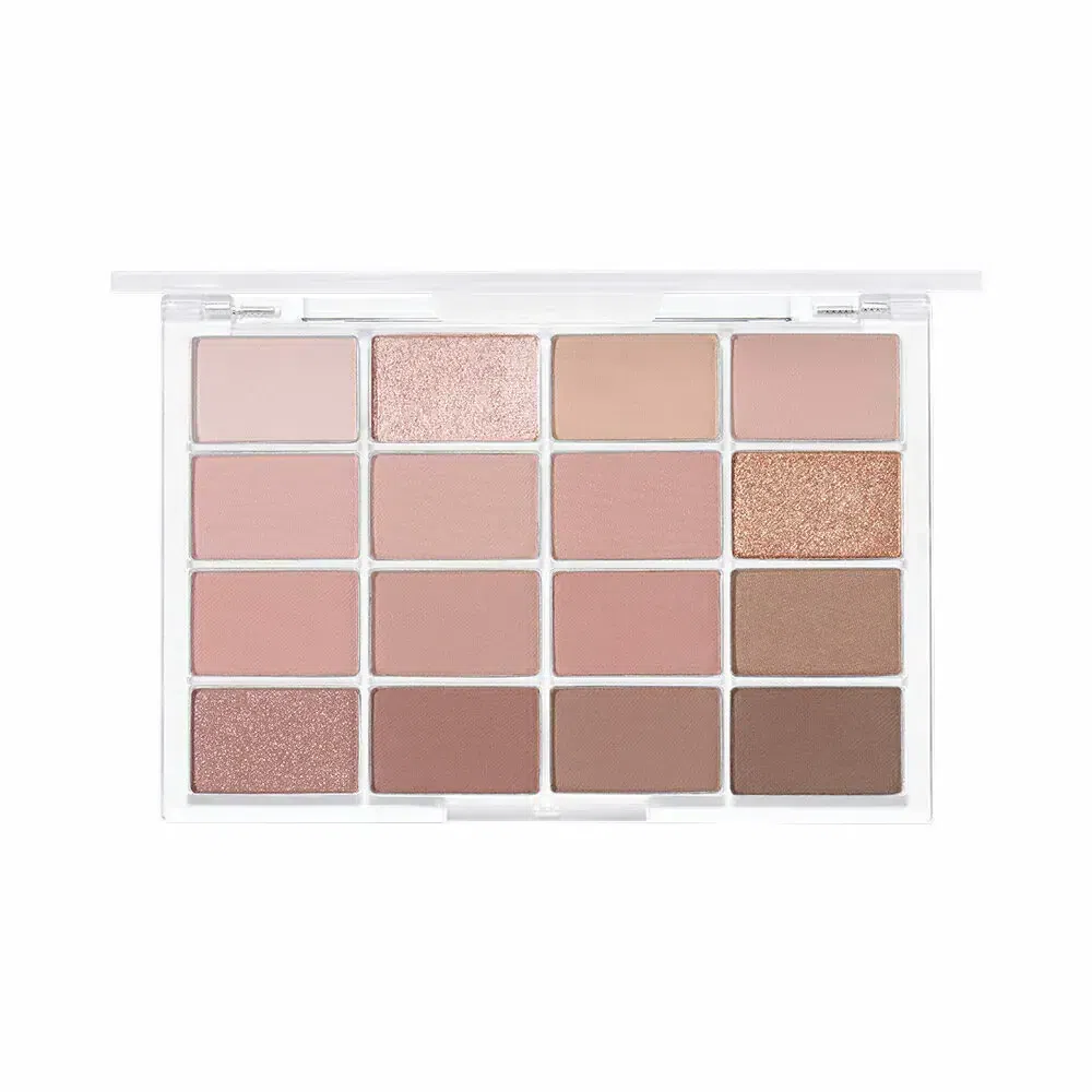 WAKEMAKE Soft Blurring 16 Colors Eye Palette #05 Mute Coral Blurring 1 ส่วน