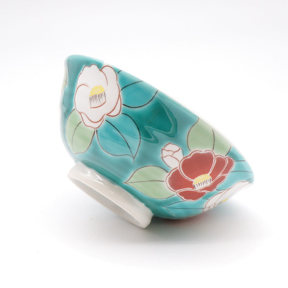 Kutani Ware Main Bowl (Camellia, 4.64”x 4.64") 1 개