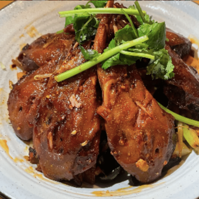 麻辣鸭头 3只 1 份