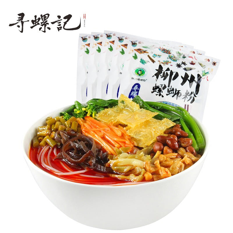 Liuzhou Screw Powder Original Flavor Soup 5 Bags 1500 그램