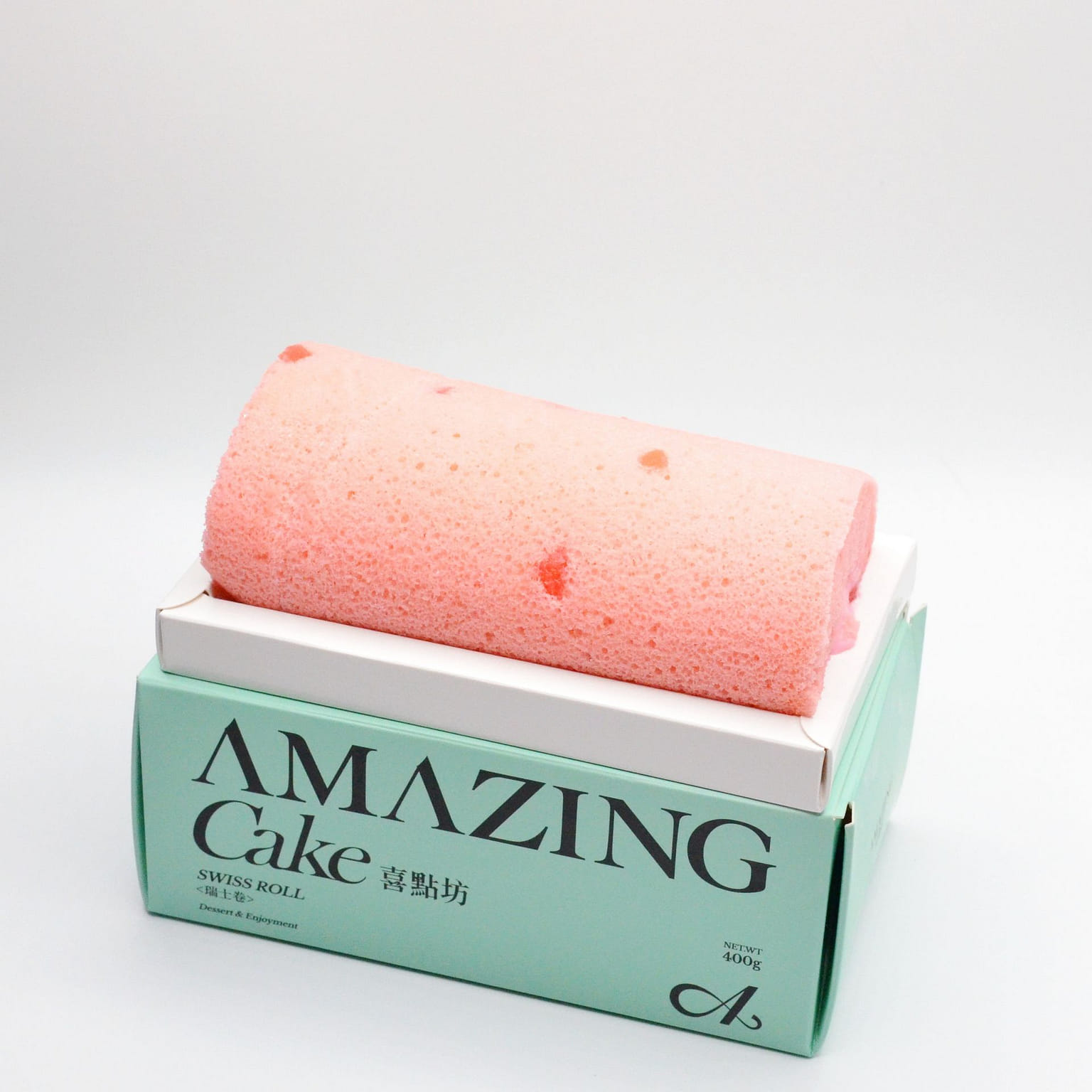 Peach Cream Swiss Roll 400 그램