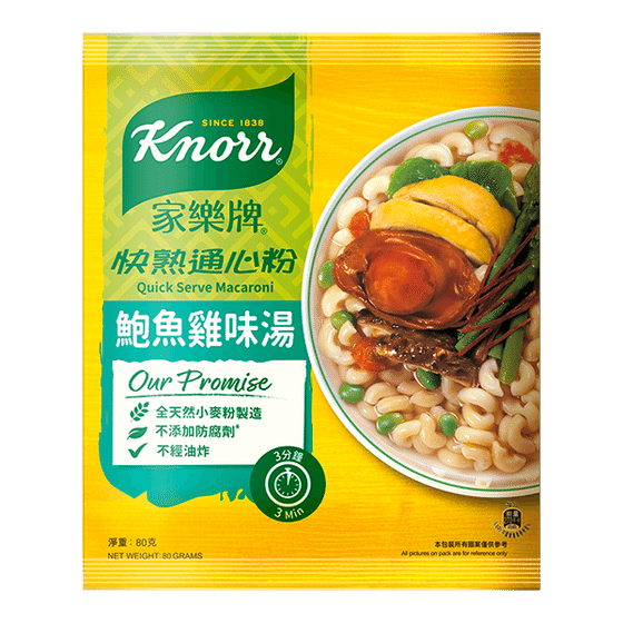 weee_dried_KNORR Quick Serve Macaroni Abalone and Chicken Flv 80 g