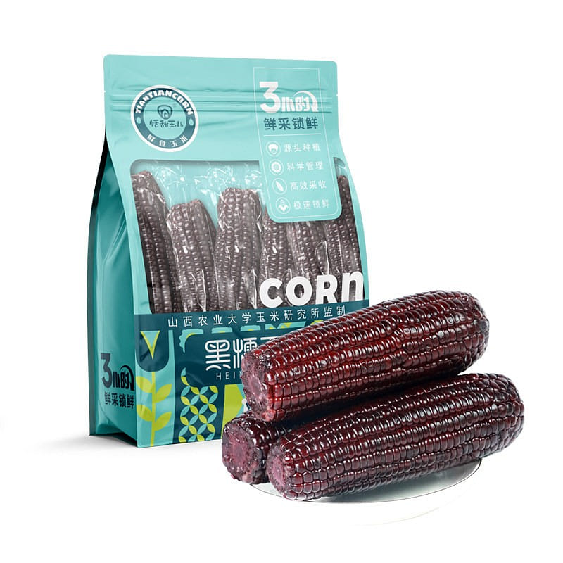Shanxi Xinzhou Black Glutinous Corn 1.6kg Vacuum 1 pack