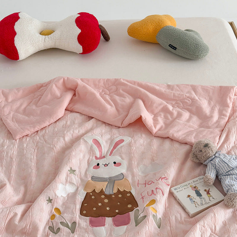 Cuddle Crew Kid Duvet Blush Bunny120x150cm 950g 2000 g