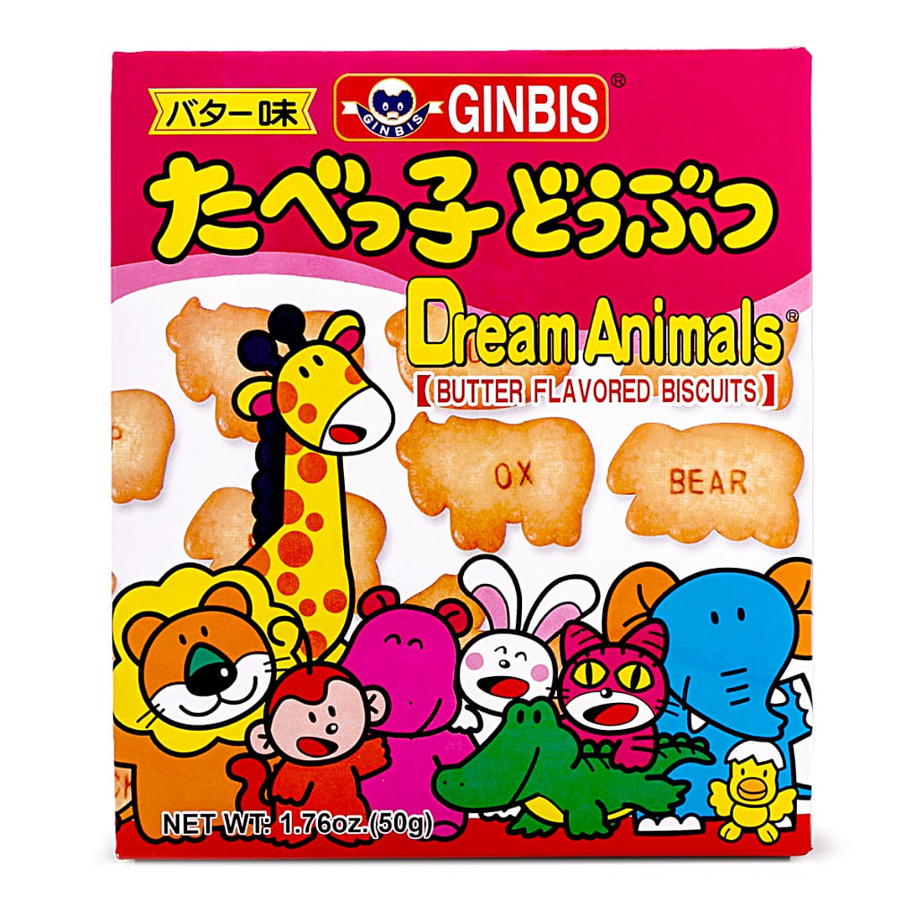 Ginbis Animal Shaped Butter Biscuits 50 g