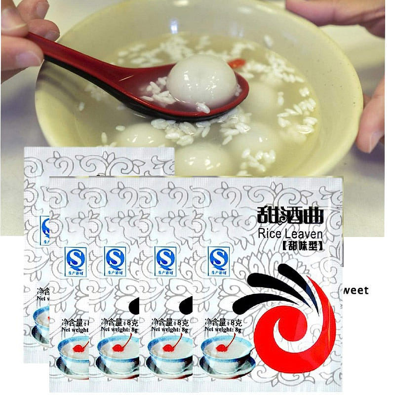 ijiu Starter Sweet Rice Wine Leaven Yeast 8gx5pk 40 กรัม