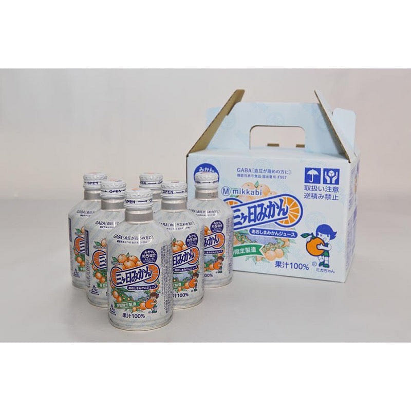 Mikkabi Aoshima Mandarin Juice 280g x 6 Cans 1 each