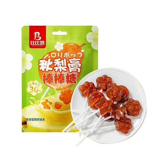 weee_snack_bibizan Autumn pear lollipop fruity Hard candy 120 g