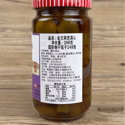 Jinlan small vegetable Heart 396g/ bottled pickles 1 each