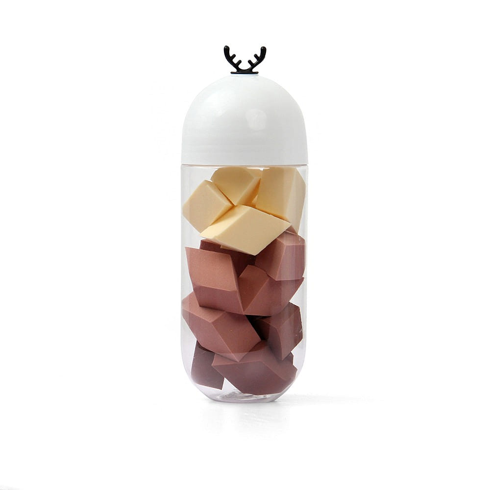 Daily Disposable Makeup Sponges, Small Rhombus Shape, Truism 1 개