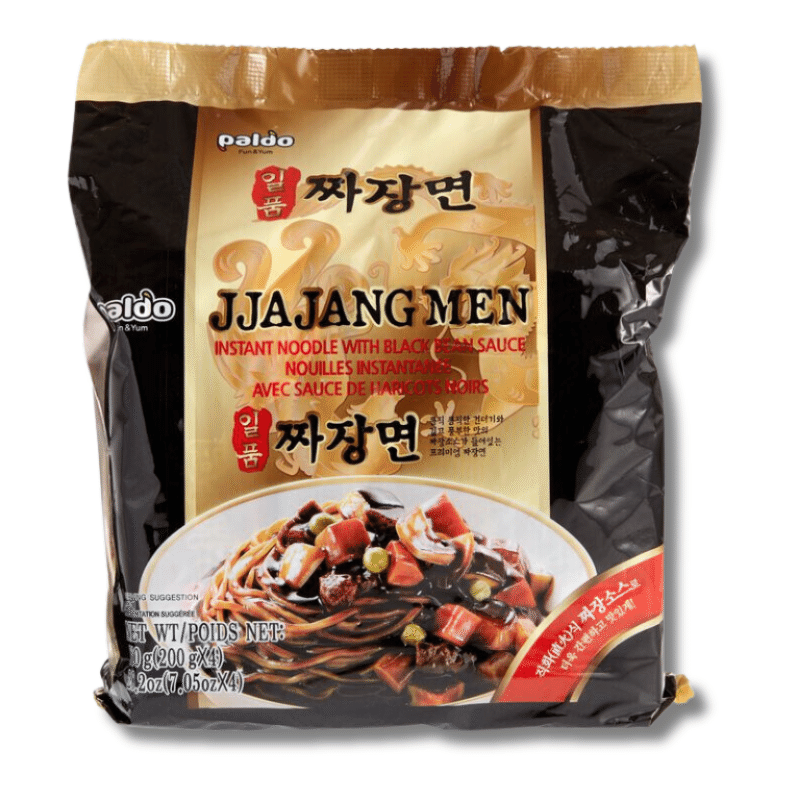 Mì Ăn Liền Paldo Jjajangmen Sốt Đậu Đen 4 Gói 1 phần