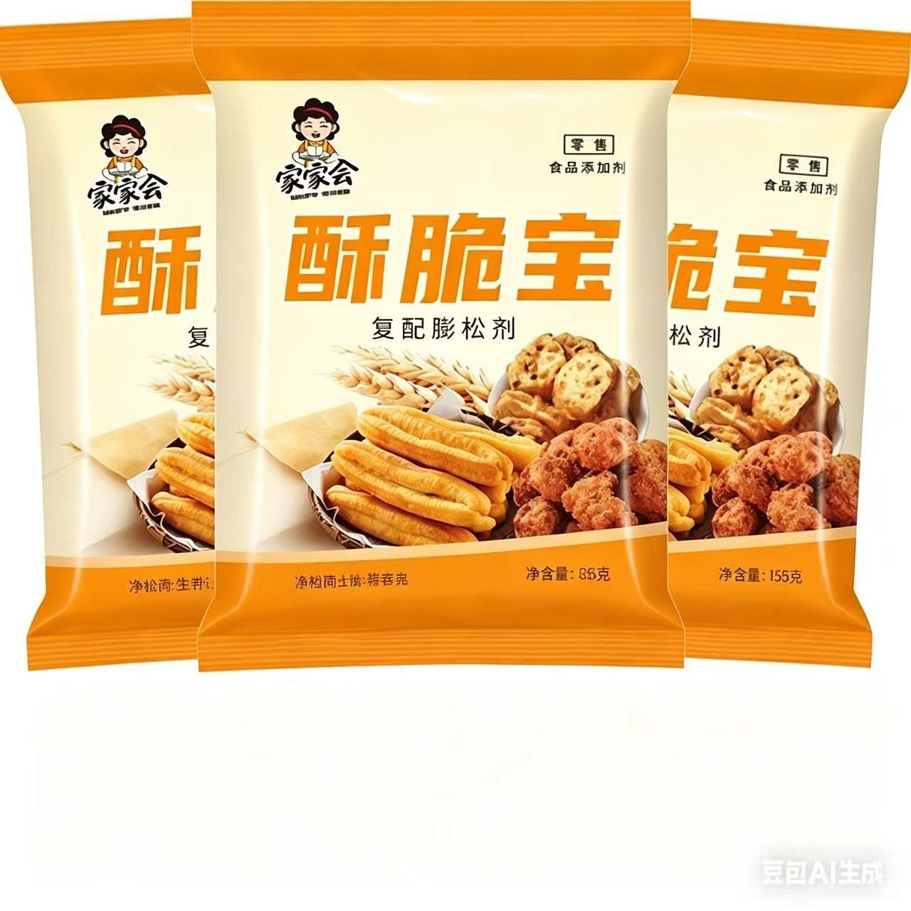 Jia Jia Hui Crispy Treasure Leavening Agent 10g * 50 g