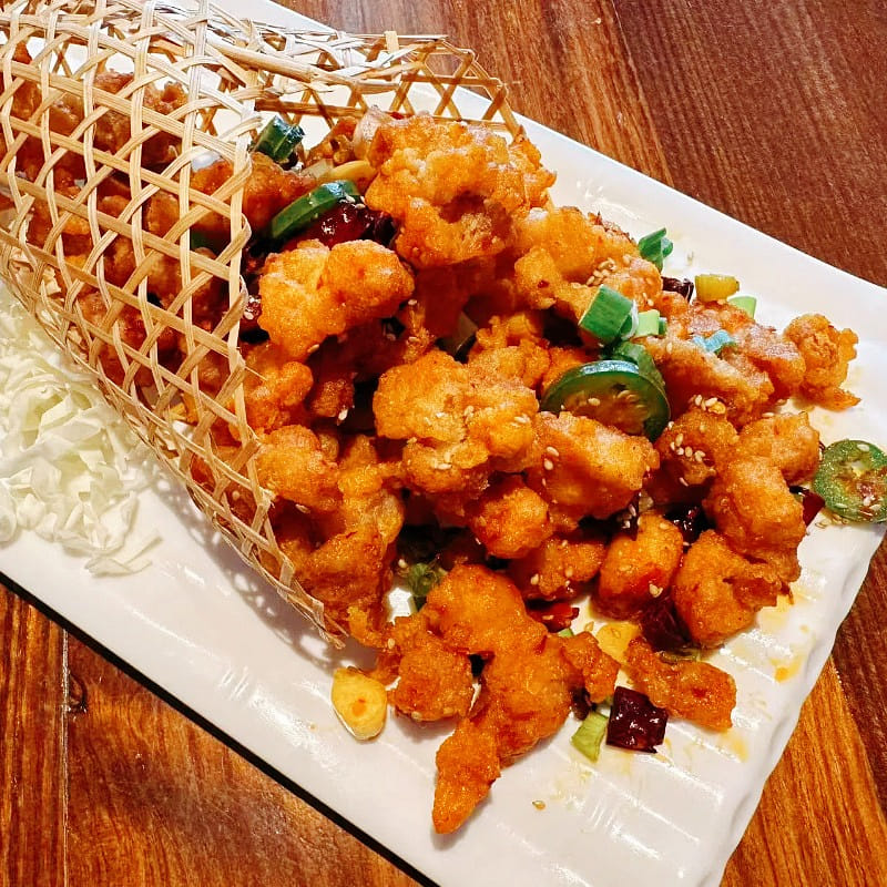 3 Flavor Pepper chicken (Dry Fried) about 400g 1 개