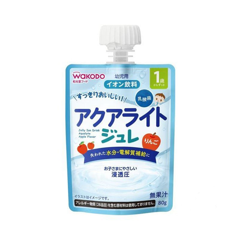 Wakodo Jelly Drink Aqua Light Apple 80g 1 개