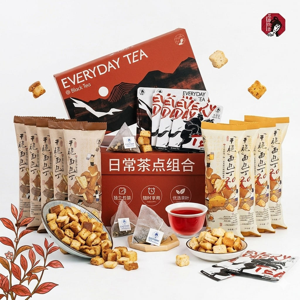 ChaYanYueSe| Tea + Popular Pretzel Pieces 11 pack