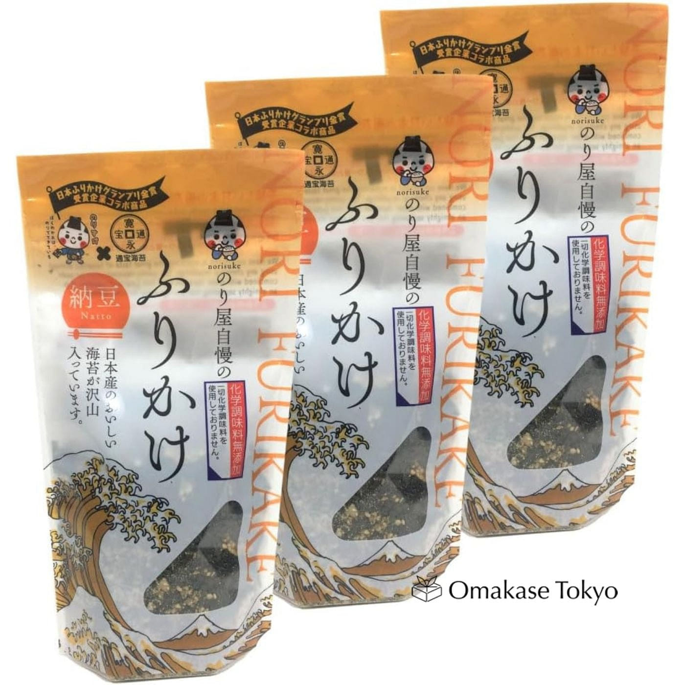 Daihoku Natto Furikake Rice Seasoning 40g (3packs) 3 개입