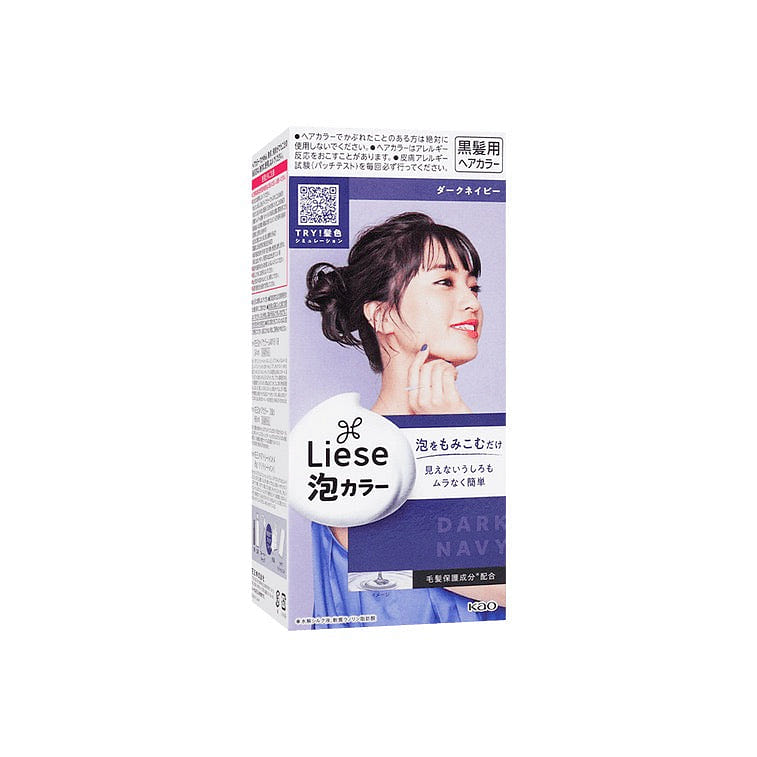 KAO Liese Foam Color Hair Dye - Dark Navy 1 개