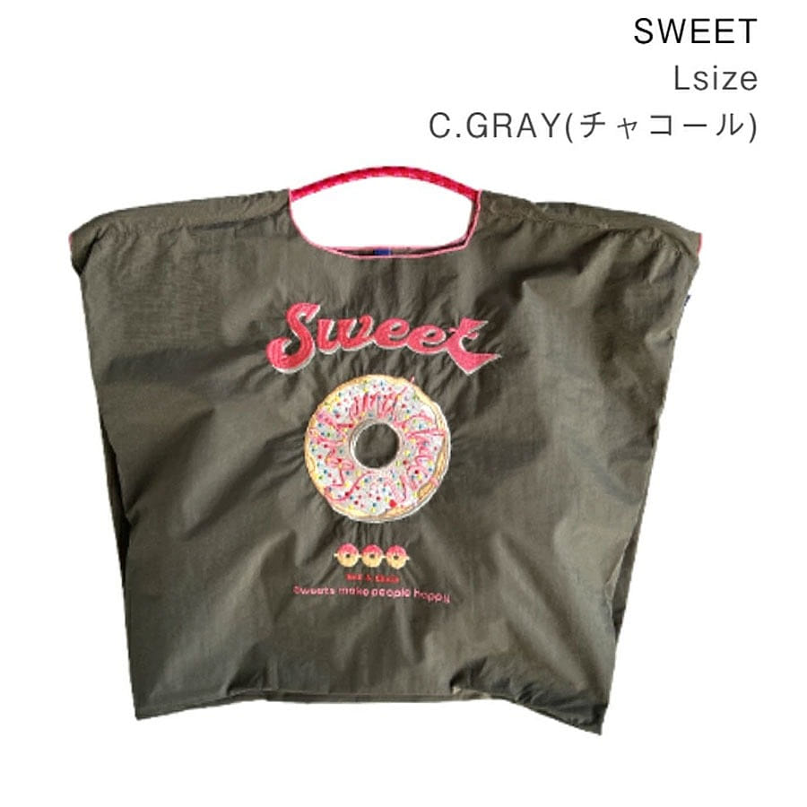Ball&Chain Shopping Bag C.GRAY L Size 1 개입