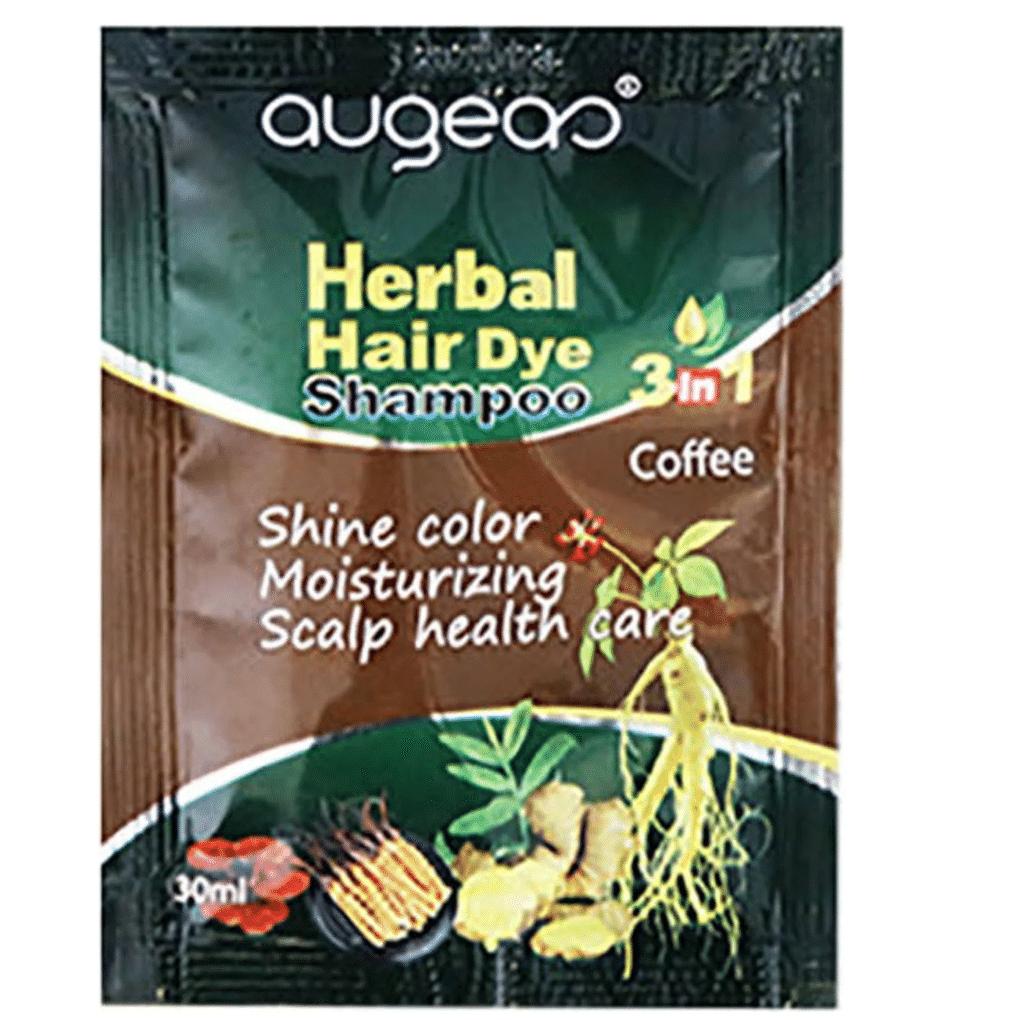 Augeas Herbal Hair Dye Shampoo 3in1 Coffee Color 10 개입