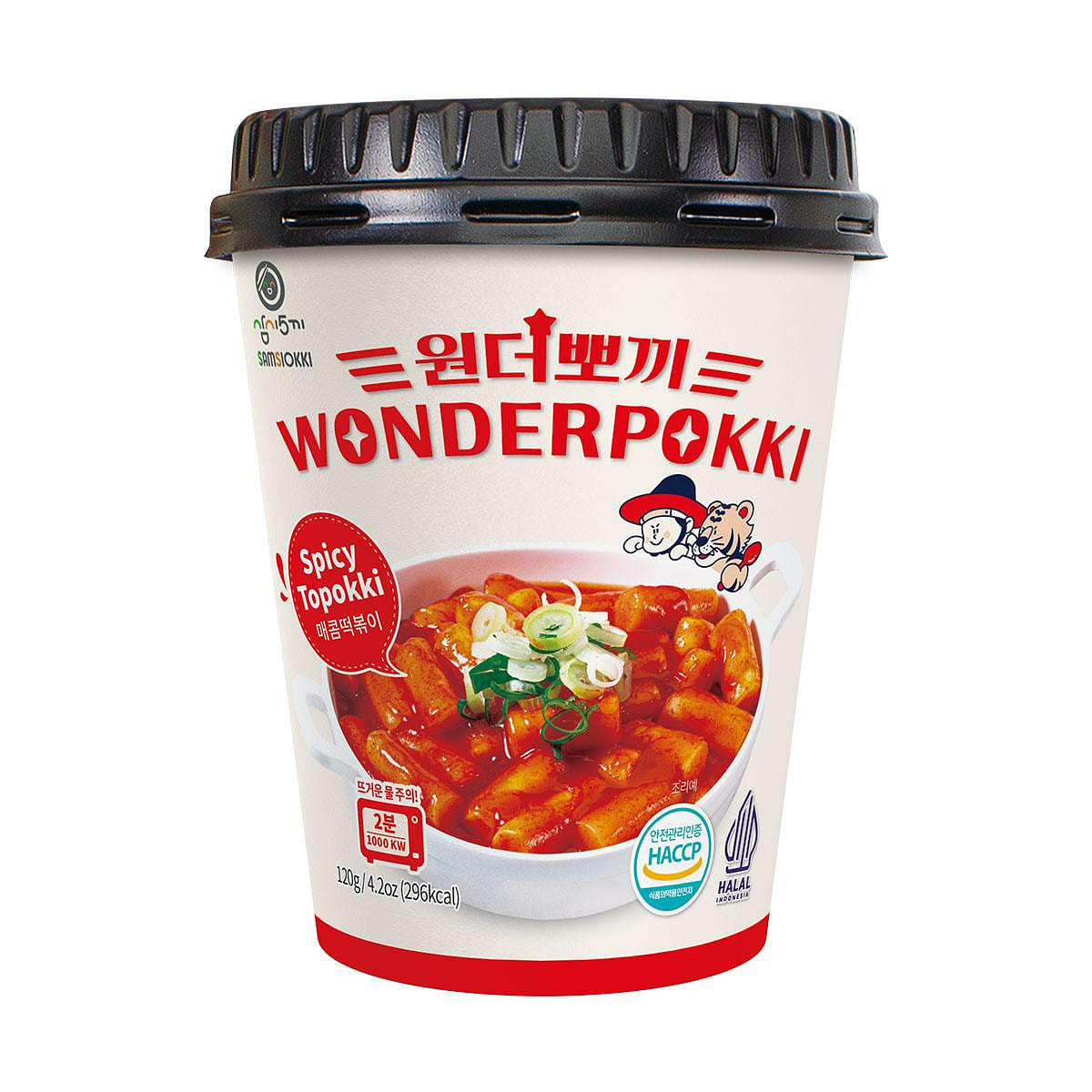 Samsiokki Instant Topokki Sweet & Spicy Wonderpokki Cup 1 each