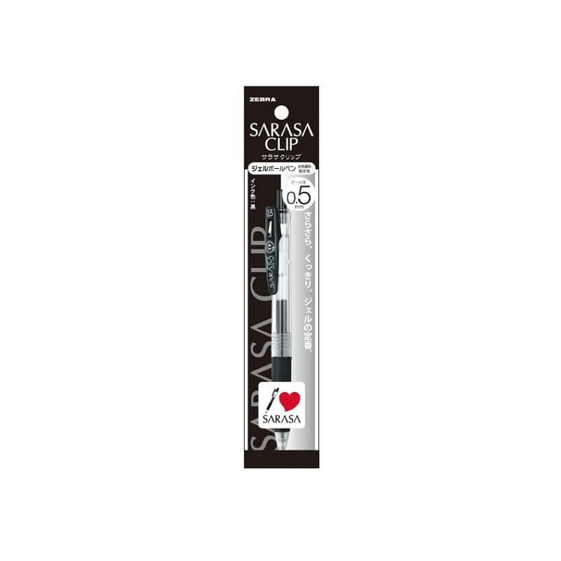 Zebra Sarasa Push Ballpoint Pen 0.5 mm Black 1 ส่วน