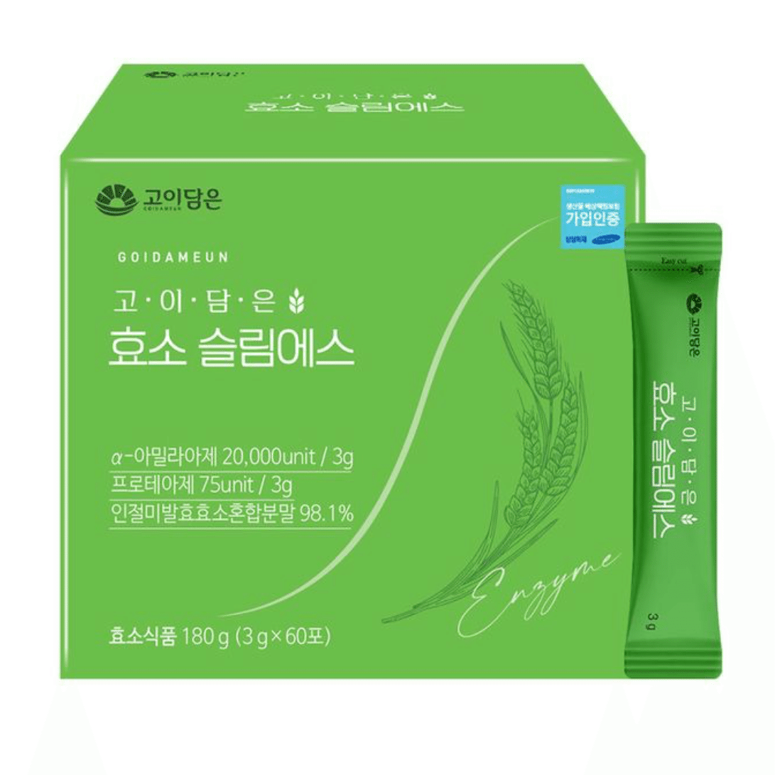 GOIDAMEUN Korean Enzyme Slim S 180g(3g x 60 sachet 60 개입