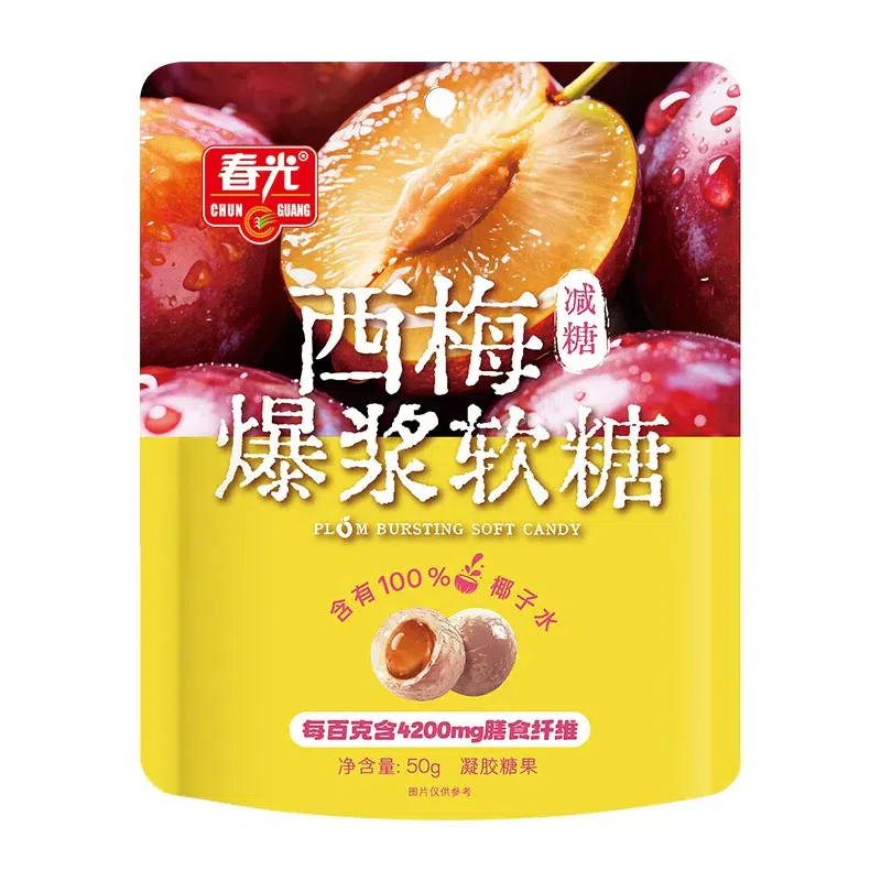 Chunguang Foods Western Plum Burst Soft Candy 50g 50 g