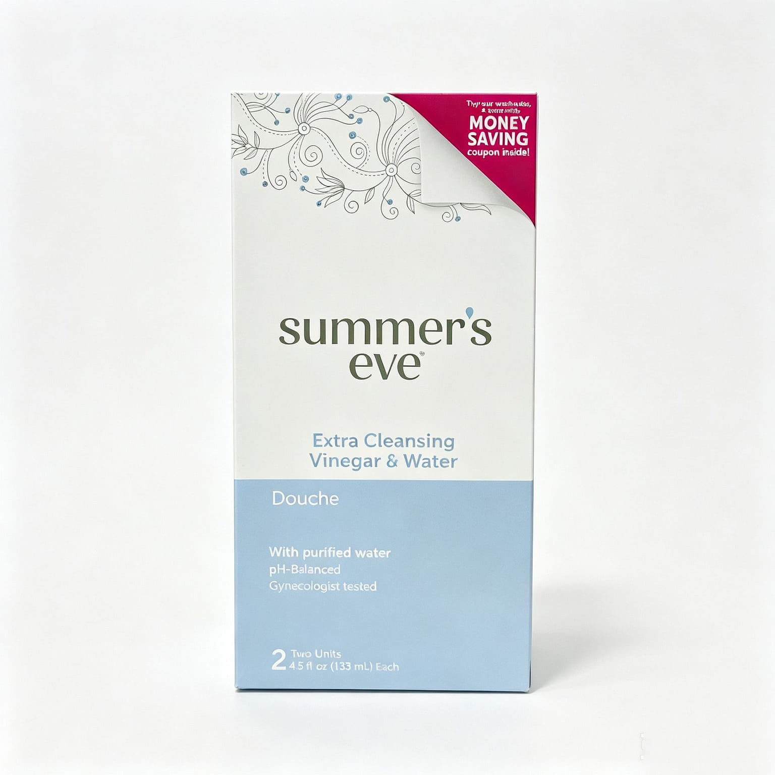 Summer's Eve Vinegar Feminine Douche Clean 2ct 1 box