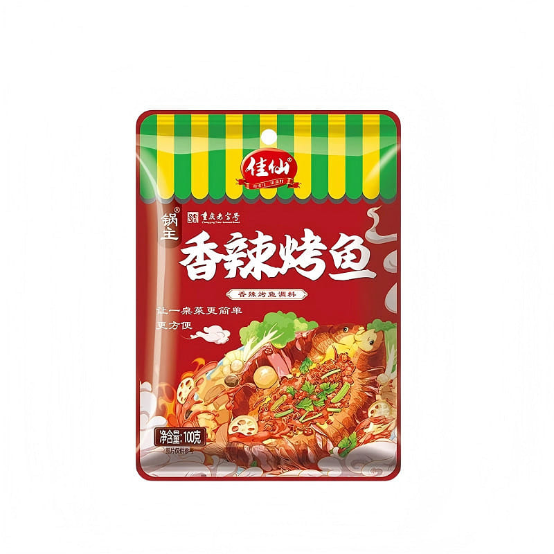Jiaxian Spicy Grilled Fish Seasoning 100g*1 100 g