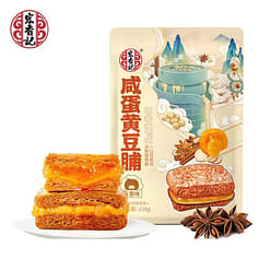 Salted egg yolk sandwich bean curd 128g * 1 bag 128 g
