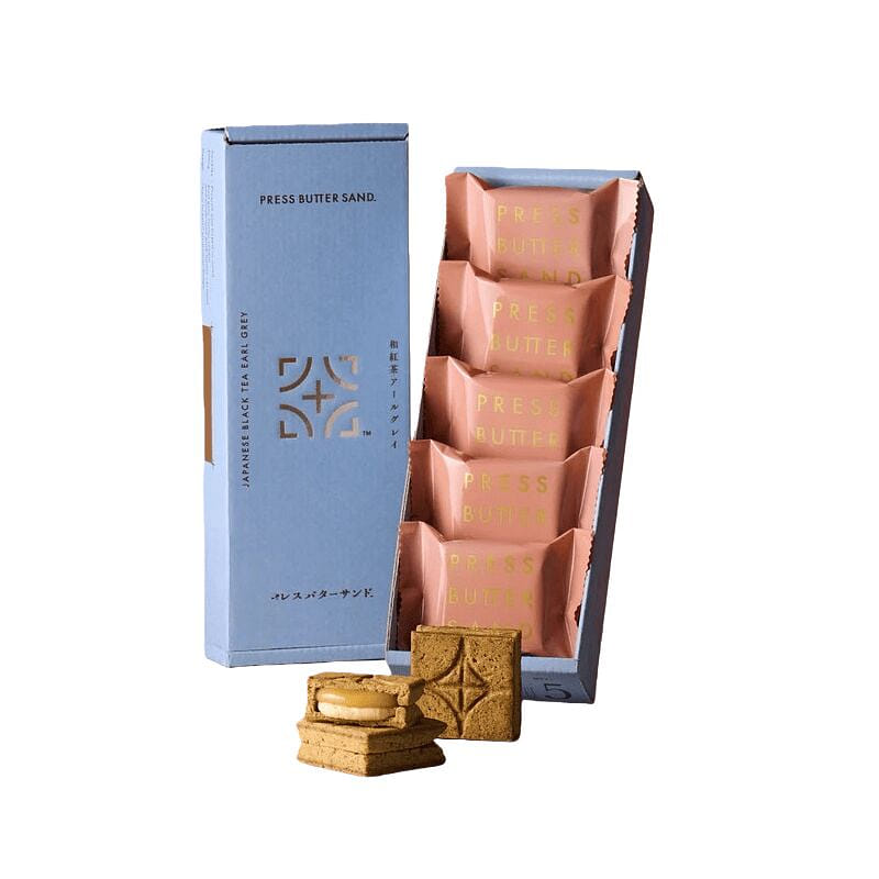 Earl Grey Black Tea Flavor Butter Sandwich Biscuit 1 box