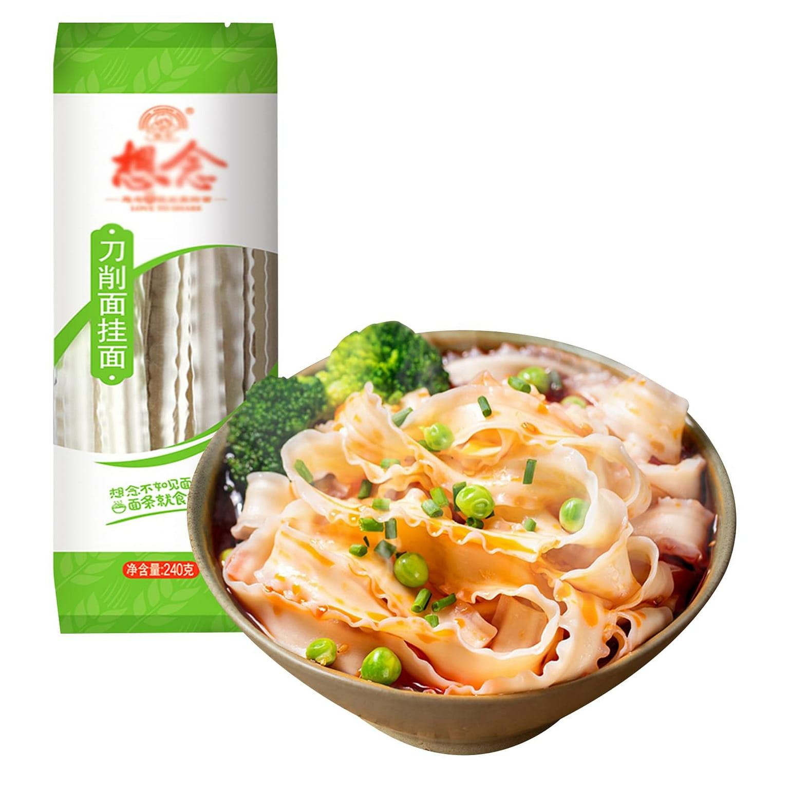 SXET Knife Cut Noodles, Knife Sliced Noodles, Chinese Wide Noodles 1 個