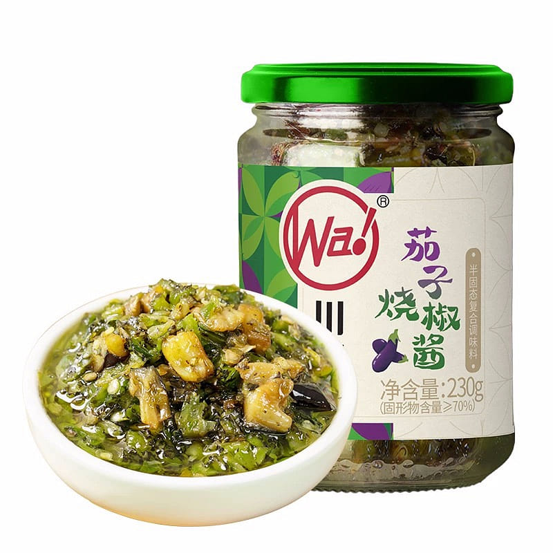 Szechuan Wazi Charcoal Grilled Eggplant with BBQ Pepper Sauce Bibimbap 230 그램