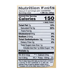 Oishi 감자튀김 플레인 소금맛 50 그램