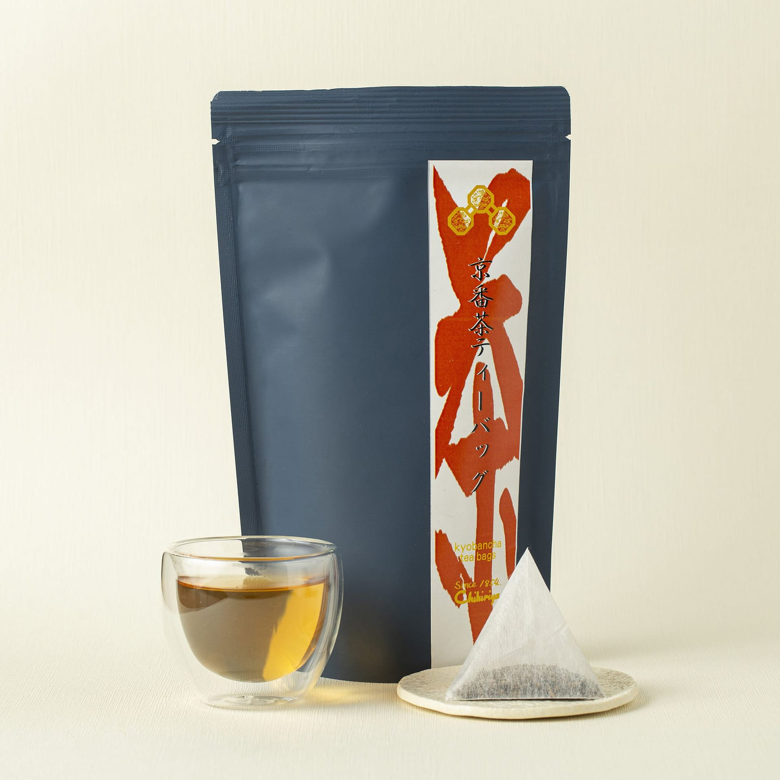 Chikiriya - Kyobancha (roasted Japanese Green Tea) - Tea bags - 2.12oz 1 ส่วน