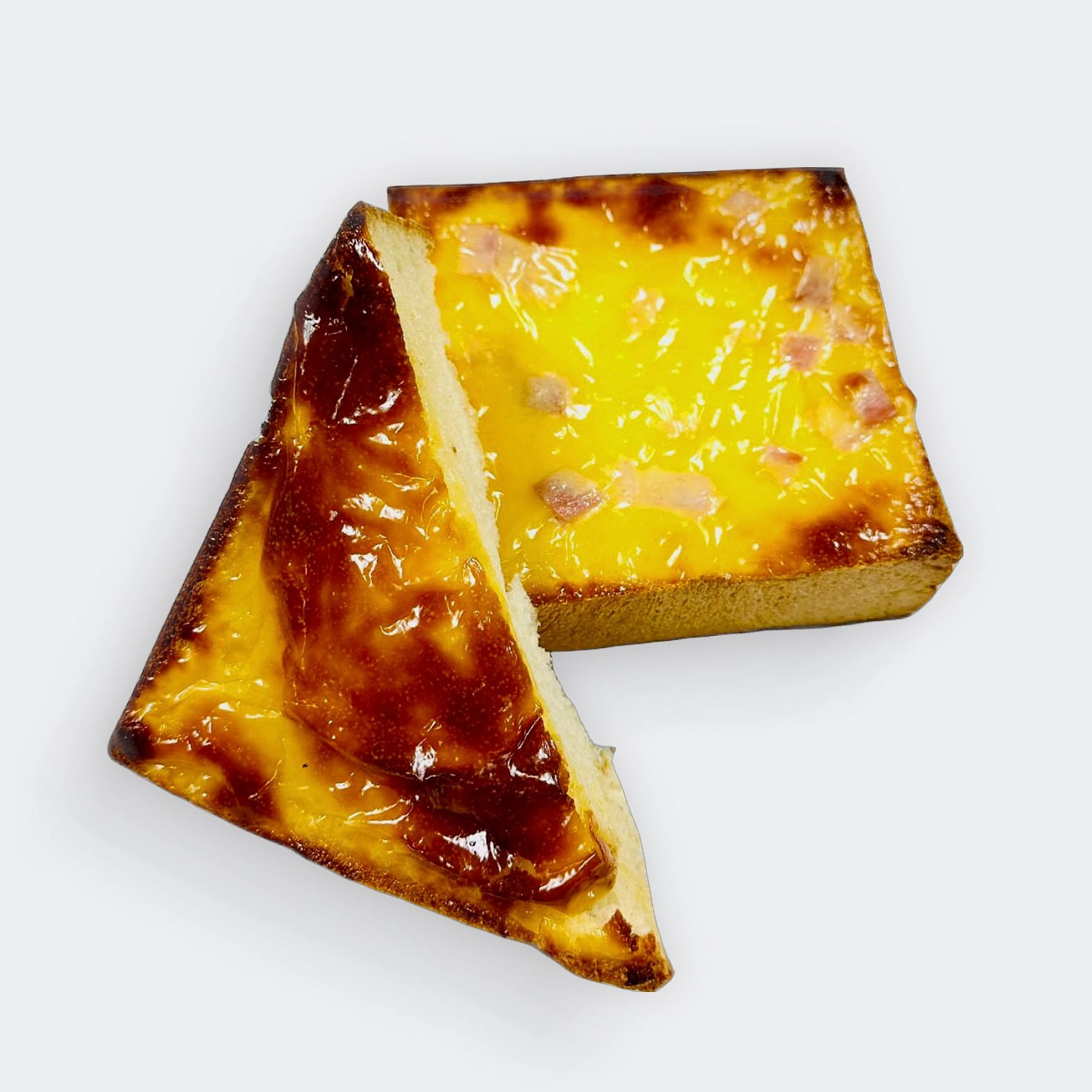 Tostada fundida de jamón y queso 1 paquetes